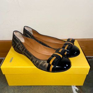 Fendi Shoes | Fendi Zucca Ballerina Flats | Size 39.5 (US 9)